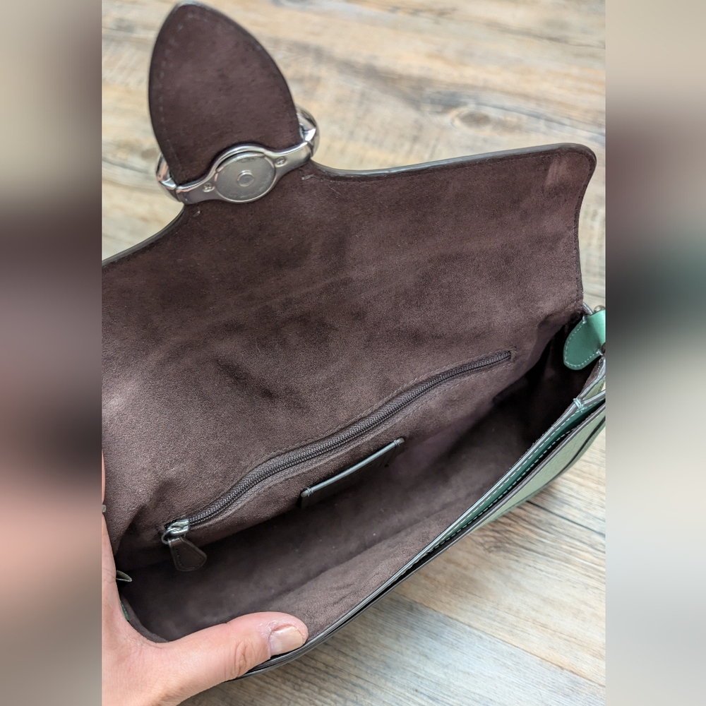 Sage Green Coach Georgie Shoulder Bag - Picture 4 of 9